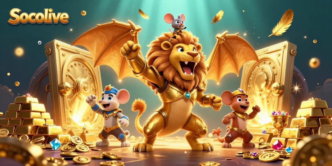 Socolive offers exhilarating live betting action with vibrant golden themes and thrilling game features.