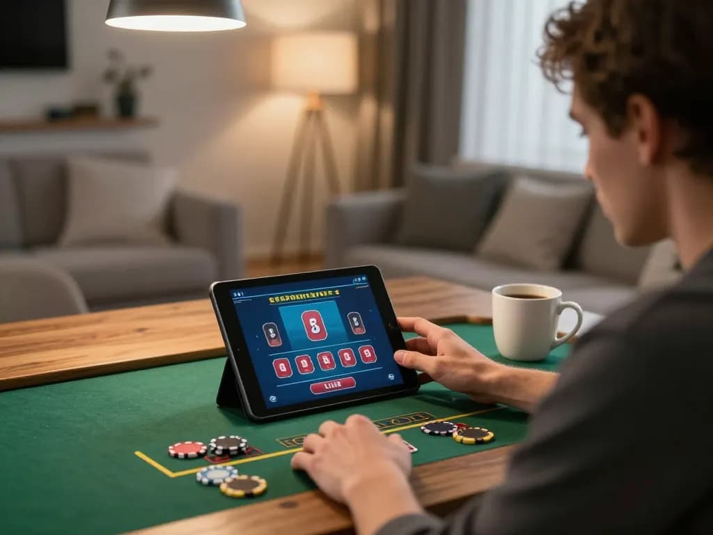 Engage in Zbet đăng nhập for live dealer games in a cozy home setting