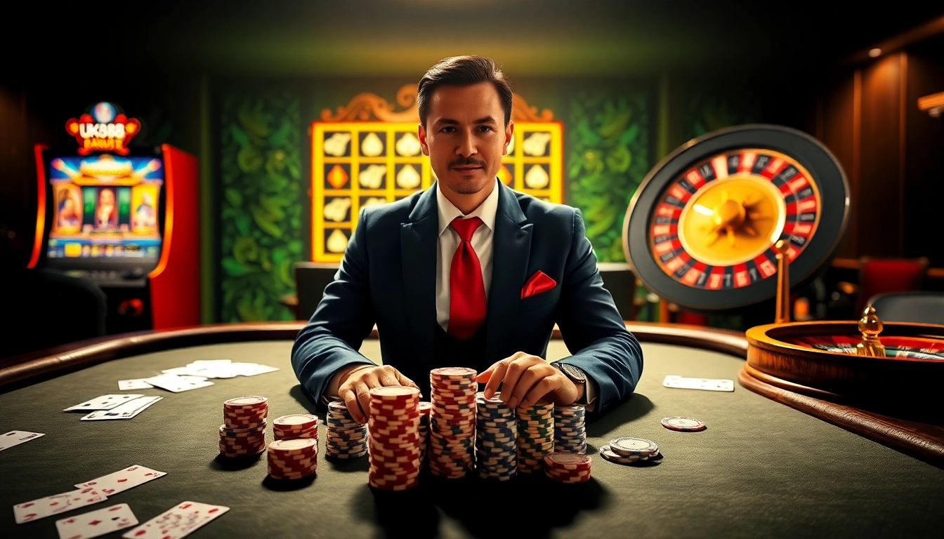 Experience exhilarating gameplay at UK88 with vibrant poker, slots, and roulette.