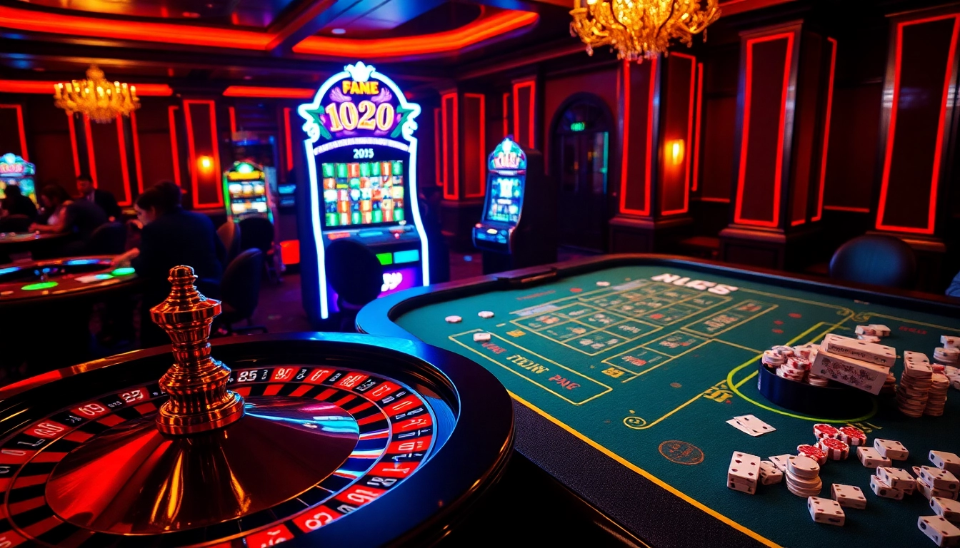 Engage in thrilling gameplay at the hidden wiki 2026 casino, featuring vibrant roulette and slot machines.