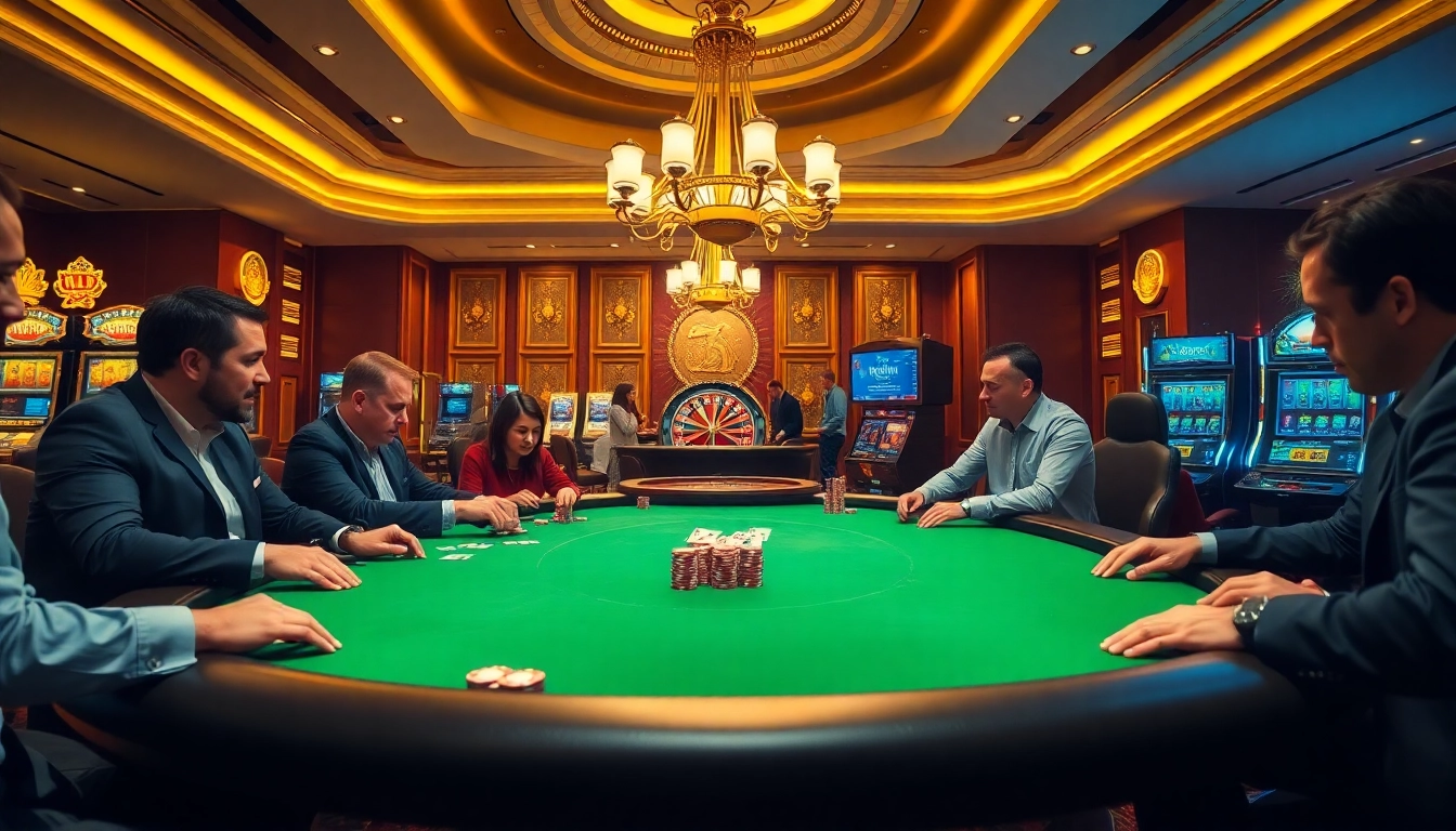 Experience the thrill of winning at LC88 Link with vibrant casino tables and exciting games.