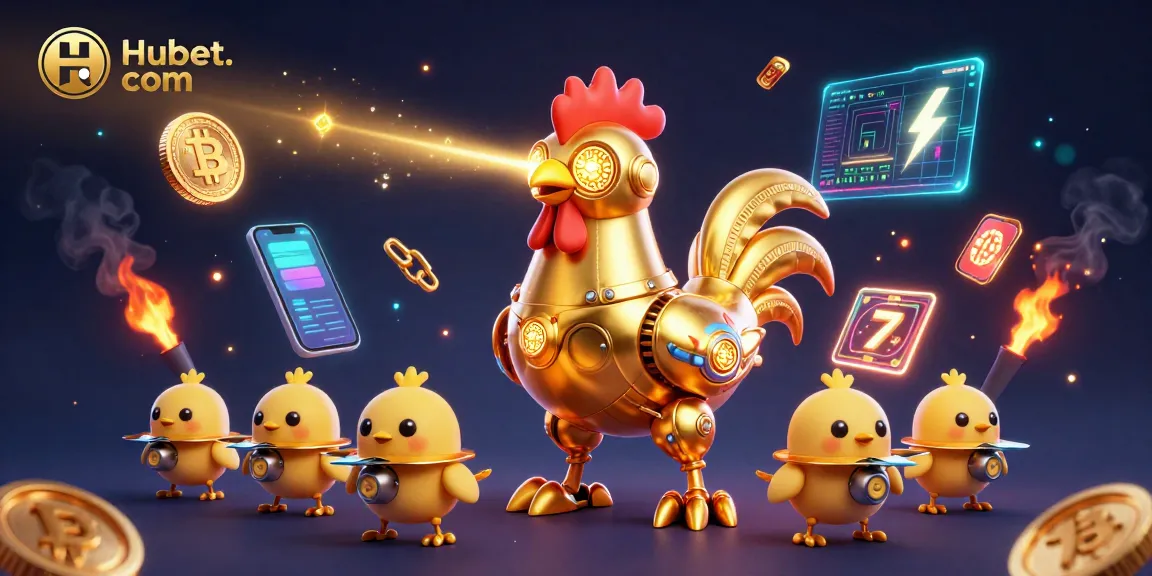 Engage with thrilling jackpot games at Hubet. com featuring dynamic 3D cartoon robots and crypto elements.