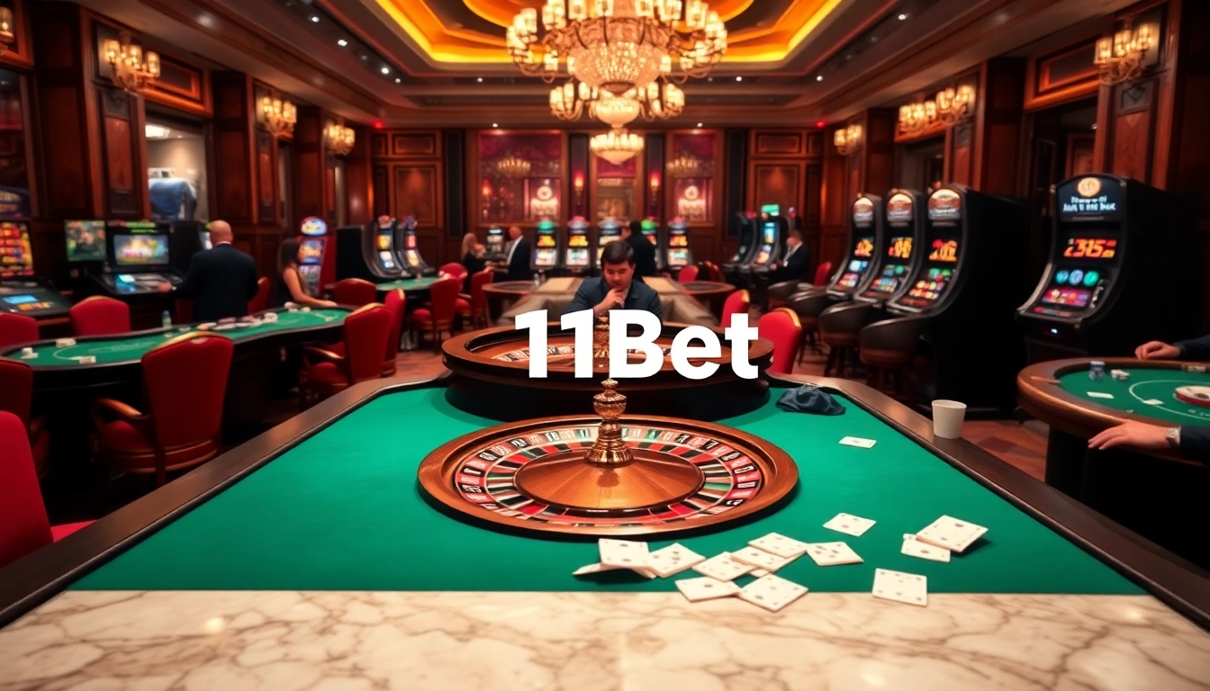 Engaging gamblers at 11Bet with thrilling casino games and a luxurious gambling atmosphere.