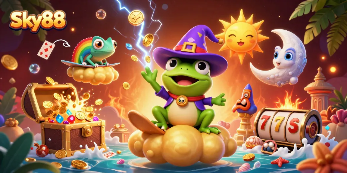 Engage with Sky88 by unleashing a golden coin storm and unique casino experiences.