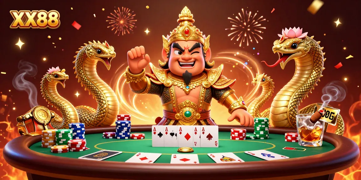 Experience the excitement of XX88 with engaging poker action and vibrant casino ambiance.
