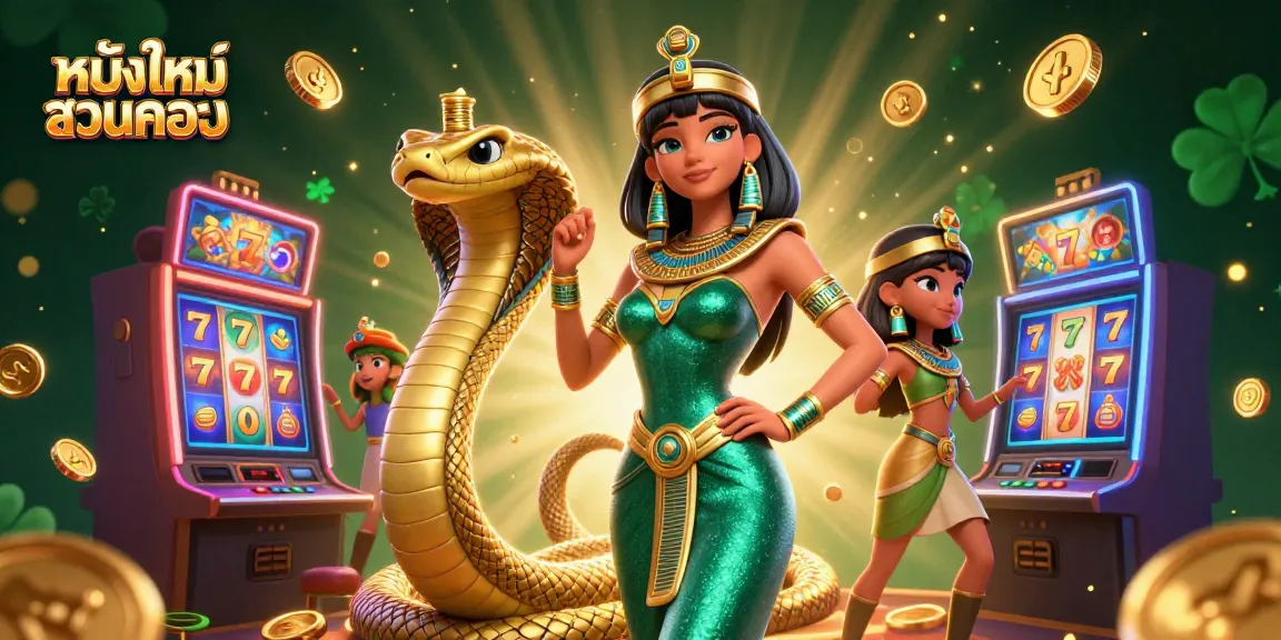 Experience thrilling หนังใหม่ชนโรง adventures with vibrant slot machines, emphasizing excitement and winning.