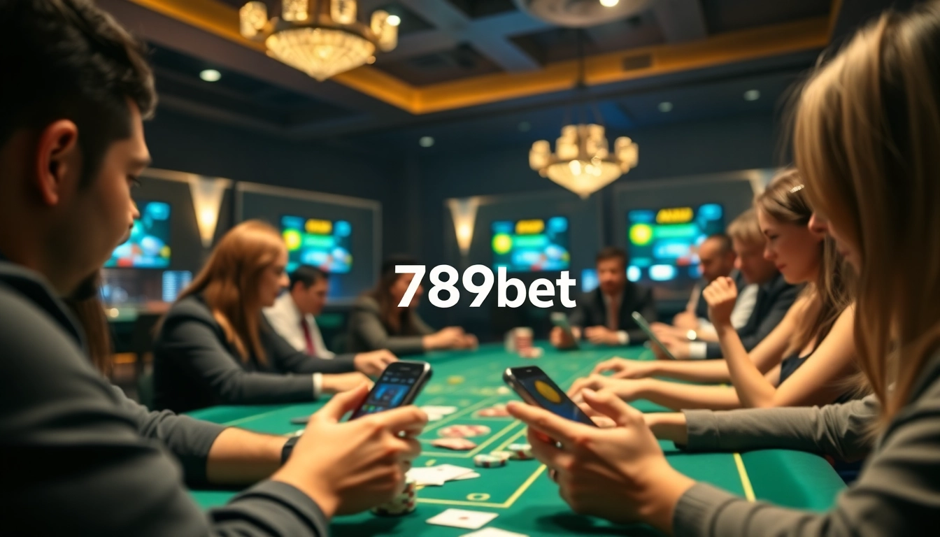 Engaging players enjoying poker and live games on the 789bet platform.