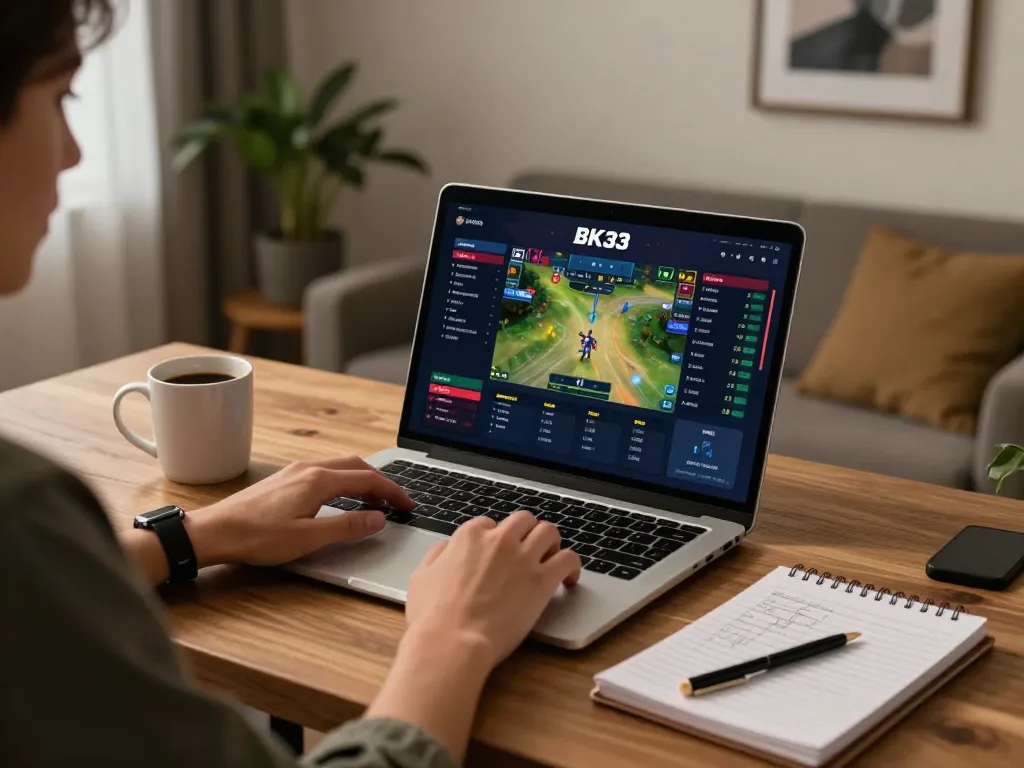 Engaging with the BK33 betting platform for an exciting online gaming experience.