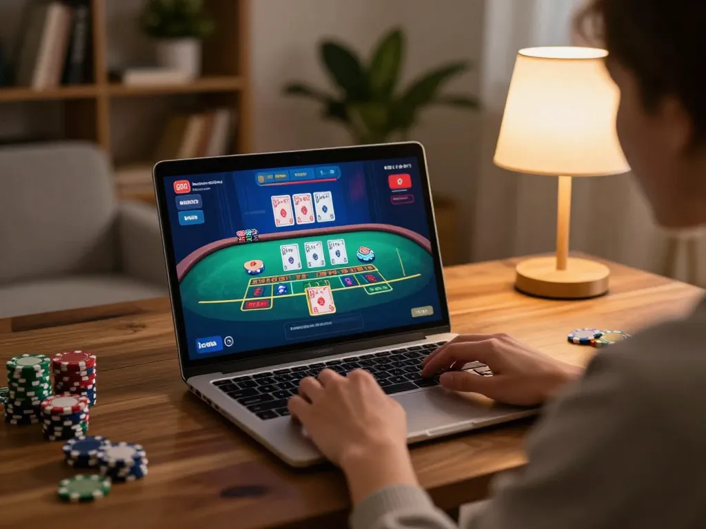 Experience online gaming thrills on the lc888 platform with a vibrant blackjack table.