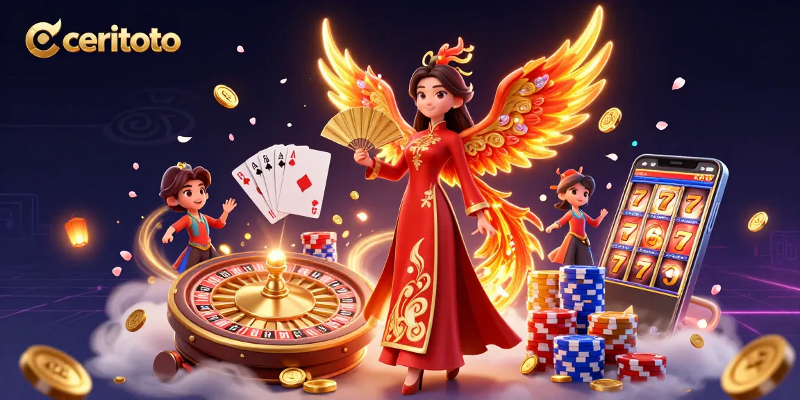 Experience thrilling gameplay with ceritoto as you engage in vibrant 3D digital casino adventures.