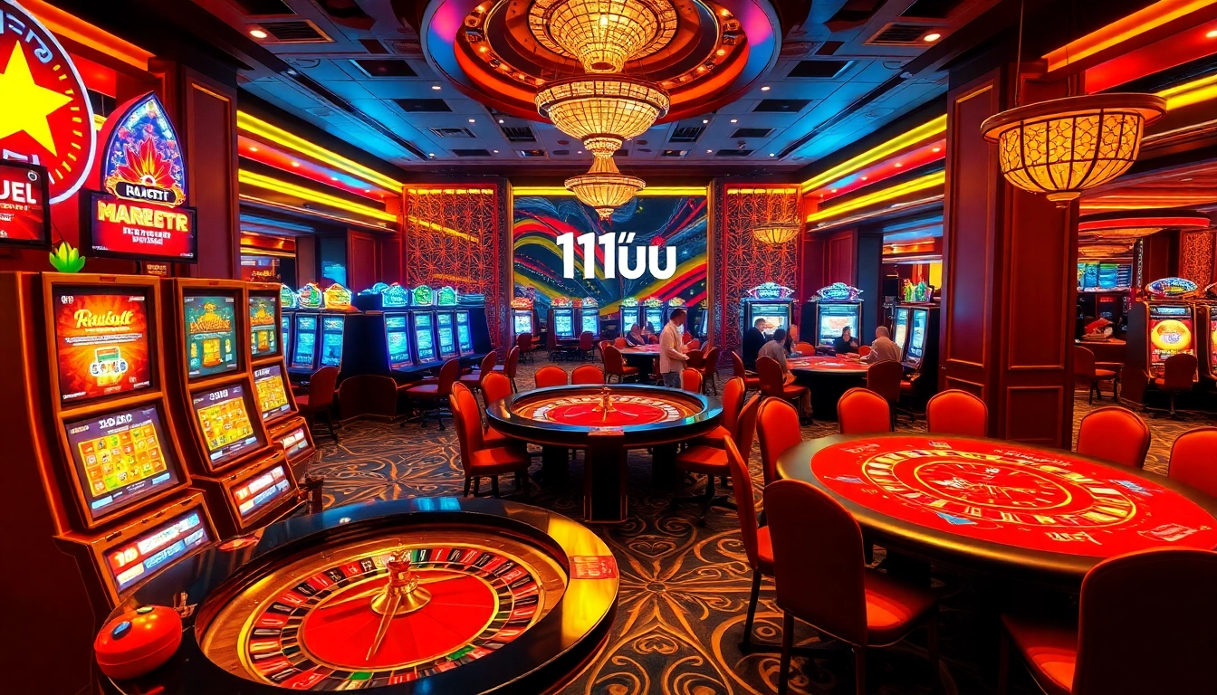 Experience the thrill of gambling at 11uu with vibrant casino tables and exciting games.