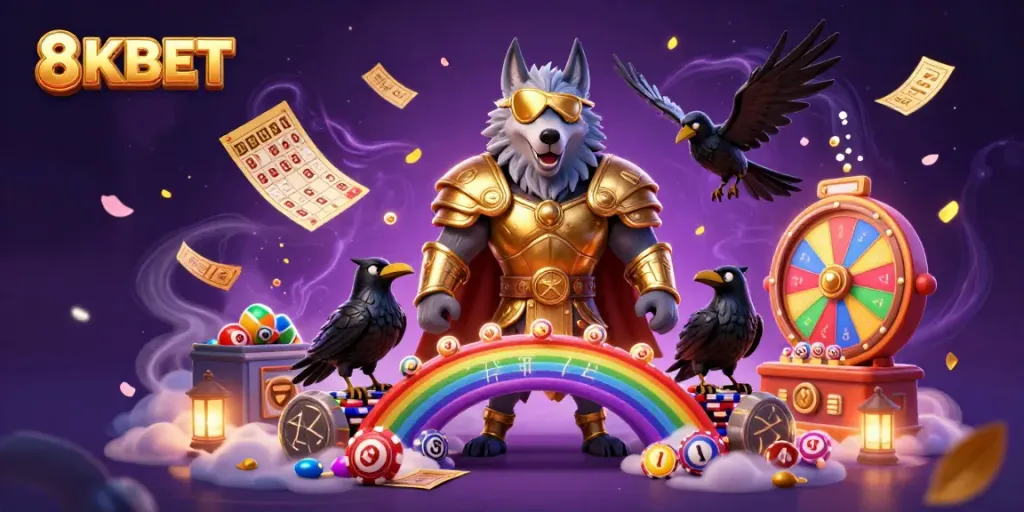 Khám phá thế giới của 8KBET với bàn cầu thủ Odins và các biểu tượng cá cược sôi động.