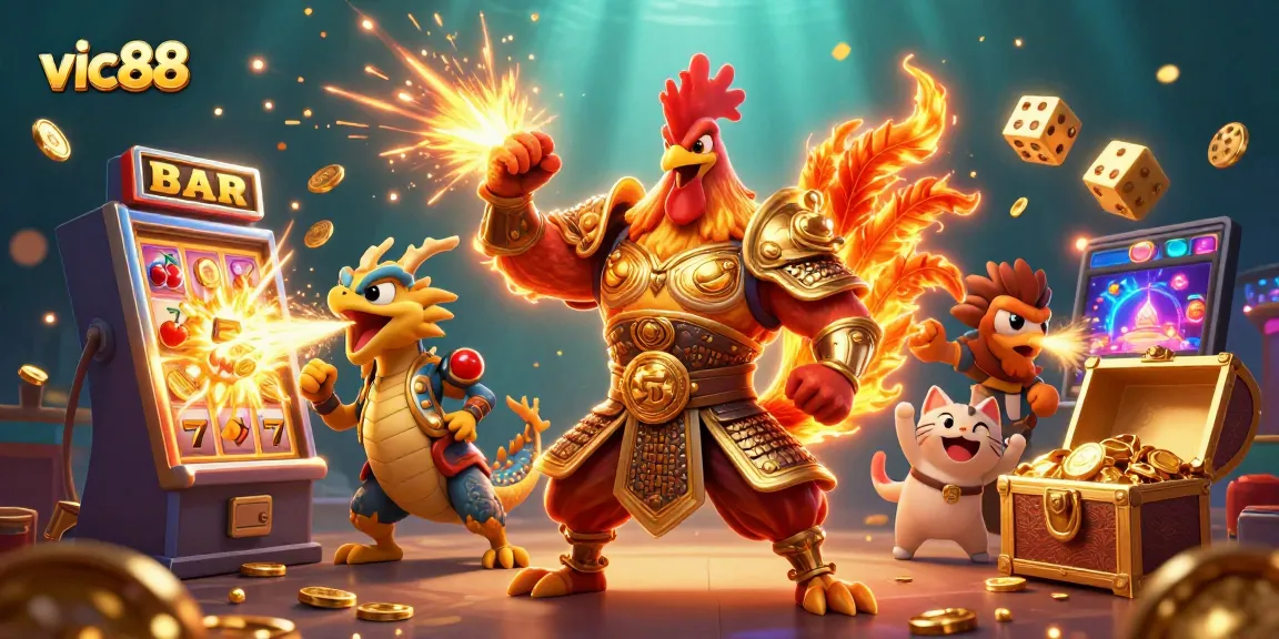 Experience the thrill of vic88's vibrant casino gaming with dynamic characters and exciting jackpots!