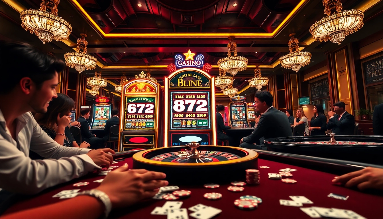 B52 slot machine bringing excitement to players at a luxurious casino.