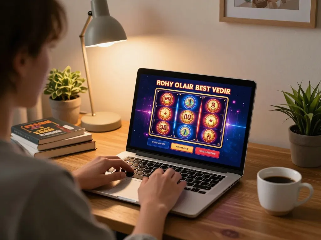 Engaged player at home enjoying online slots at nhà cái CM88, showcasing responsible entertainment.