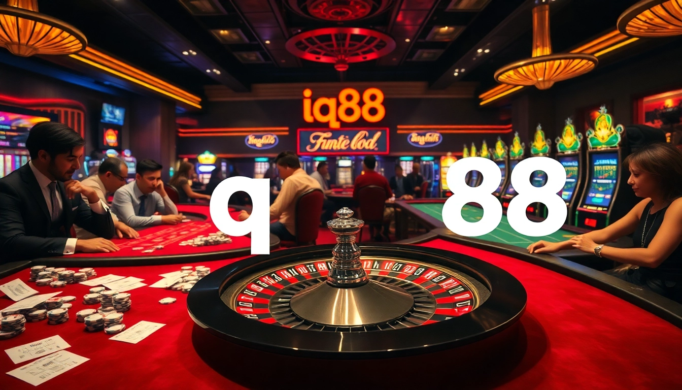 Experience the thrill of gambling at IQ88 with exciting poker and casino games.