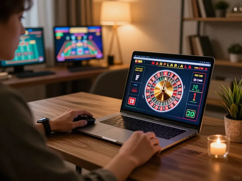 Engaging gameplay on SV66's live roulette platform, showcasing an immersive online gaming setup.