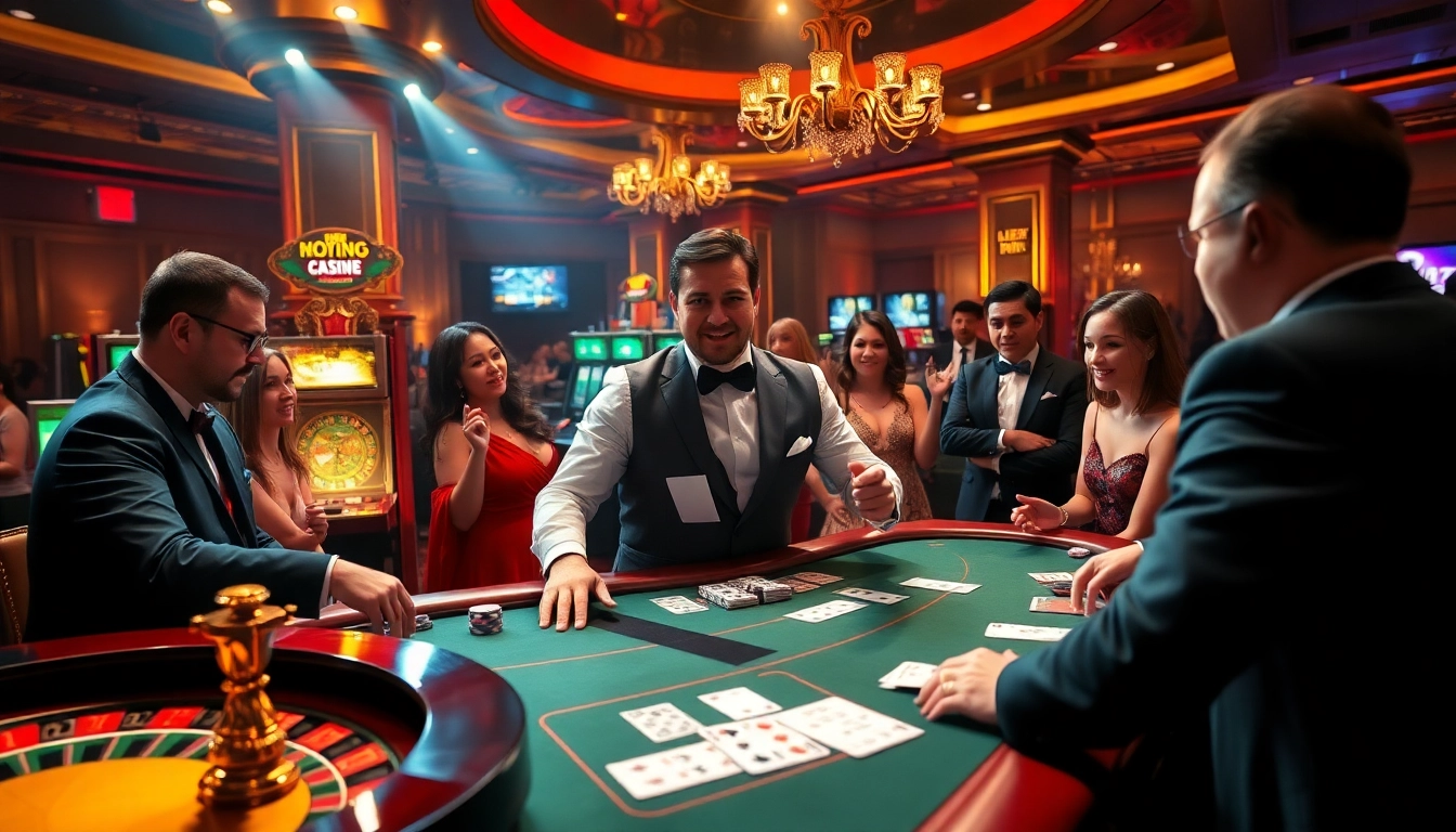 Experience high-stakes gaming at 68VIP, featuring vibrant casino elements and thrilling action.