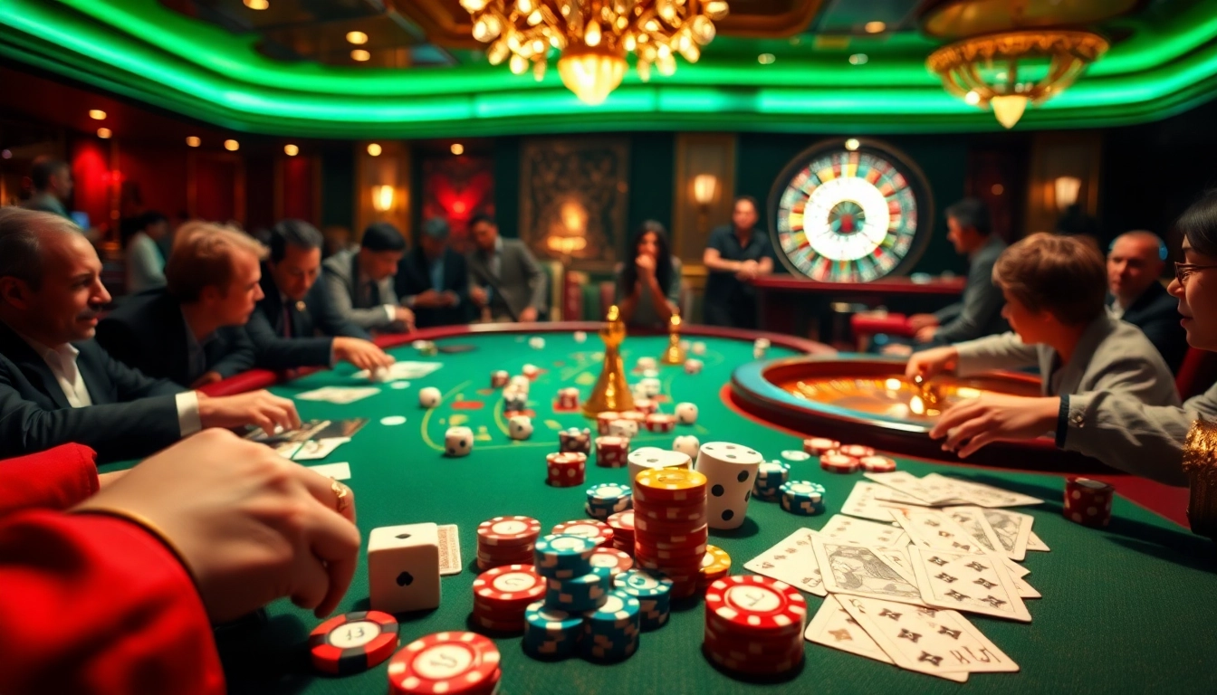 Experience exciting gameplay at rikvip with vibrant casino elements and professional ambiance.