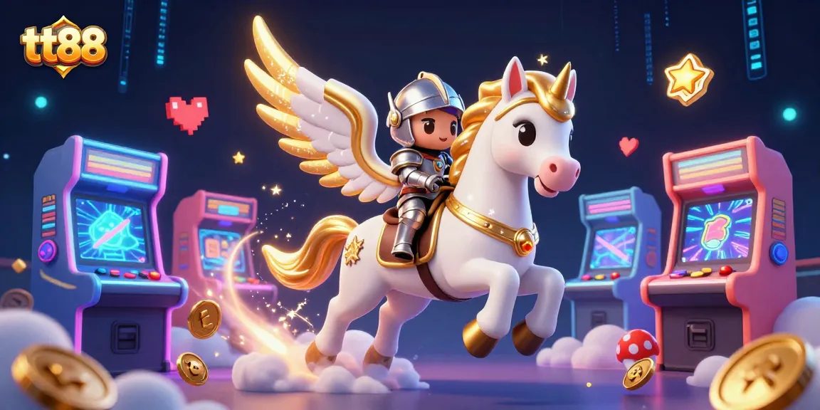 Experience thrilling gameplay at tt88 with vibrant cartoon characters in a dynamic casino scene.