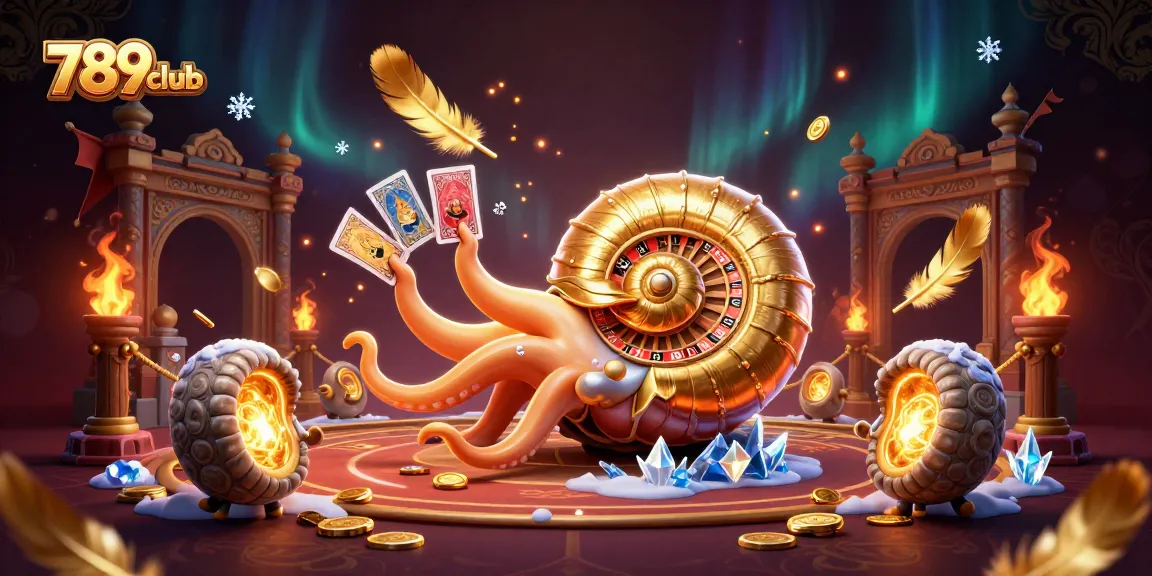 Experience thrilling gameplay at 789club with a vibrant 3D casino scene featuring roulette and cards.