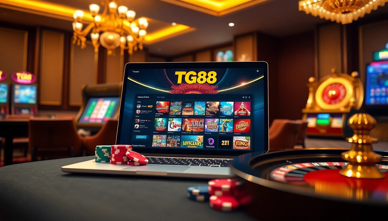 Engaging gamblers with TG88’s vibrant online casino gaming experience filled with excitement.