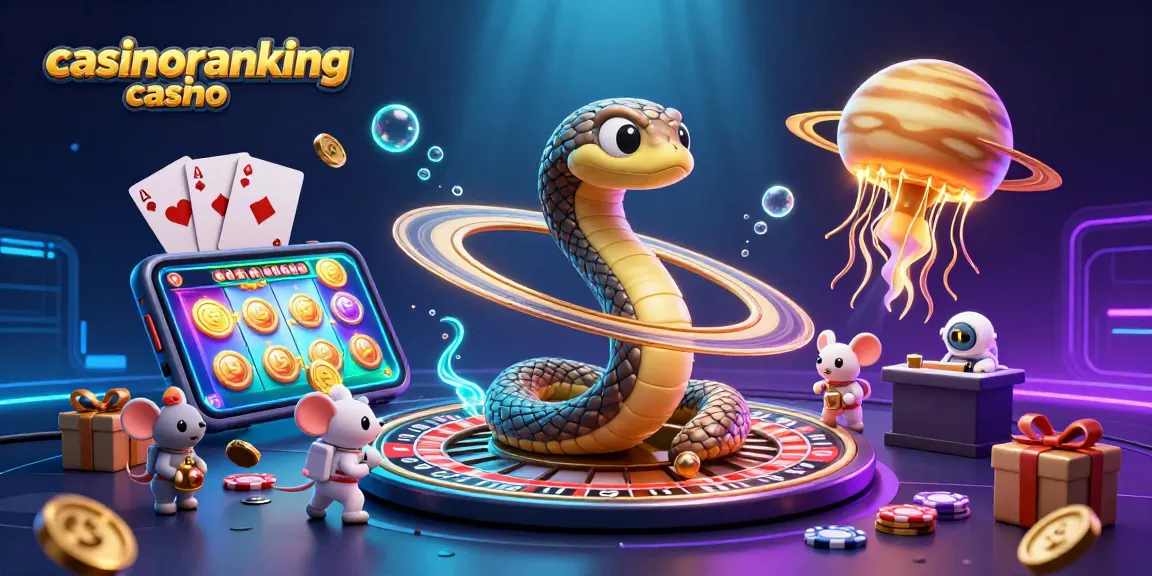Experience the thrill of casinoranking casino with a vibrant cosmic gaming scene featuring roulette and slots.