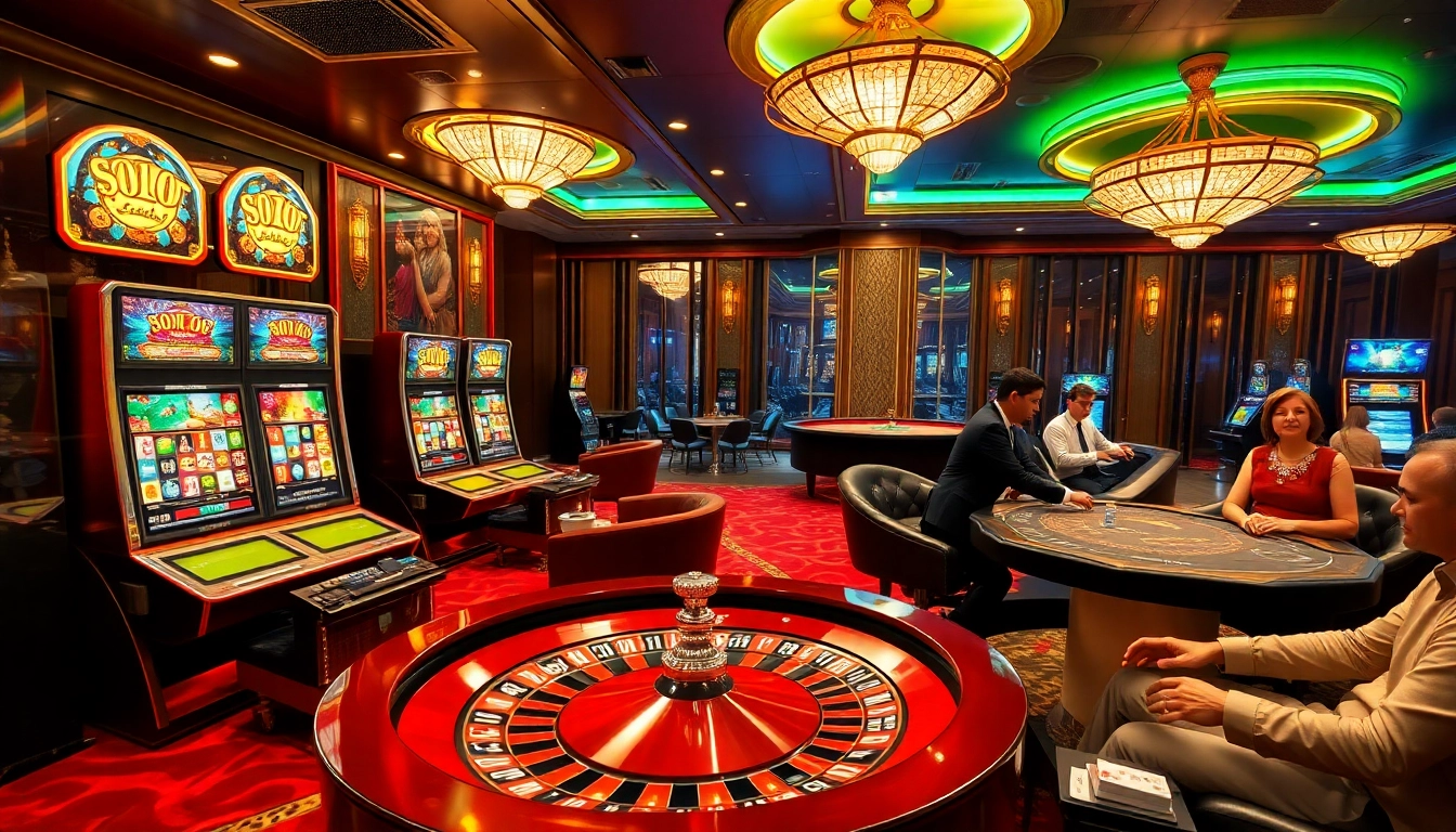 Experience thrilling moments at uu88 with vibrant slot machines and engaging poker tables.