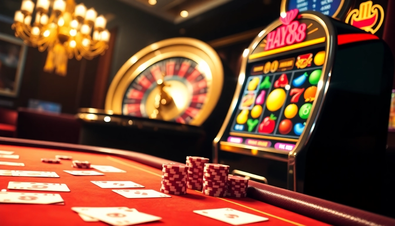 Winning at poker with Hay88's luxurious casino experience and vibrant atmosphere.