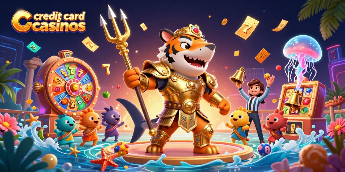 Engage in exciting moments at credit card casinos with vibrant slot reels and thrilling gameplay.