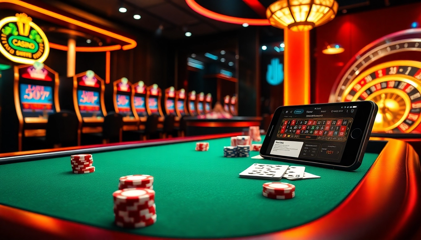 Experience high-stakes excitement at the S 8 casino table with vibrant gaming elements and luxury.