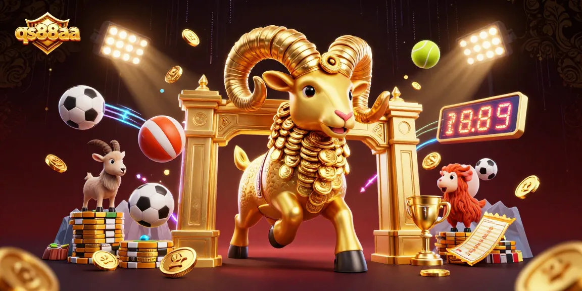 Experience the thrilling world of qs88aa as a golden ram charges through gaming glory.