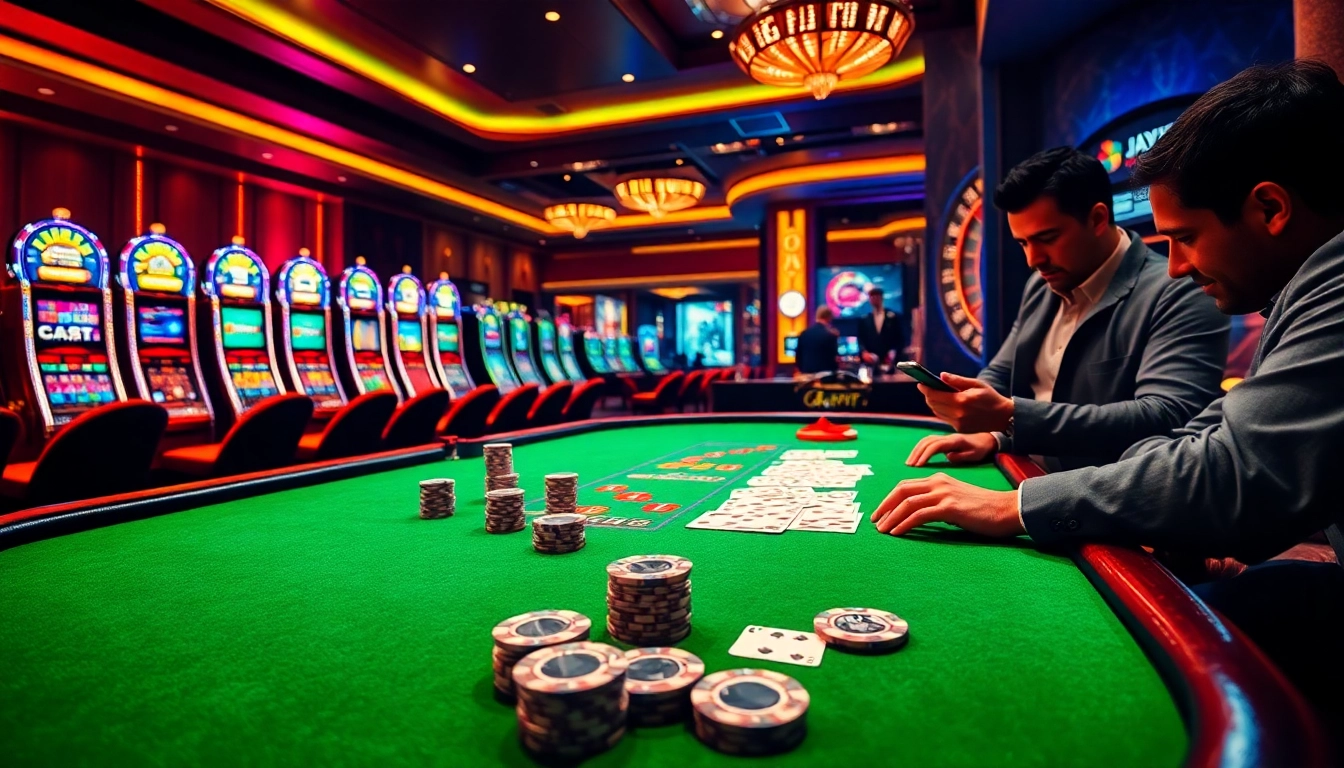 Experience the excitement of Haywin at a vibrant casino table with poker chips and cards.