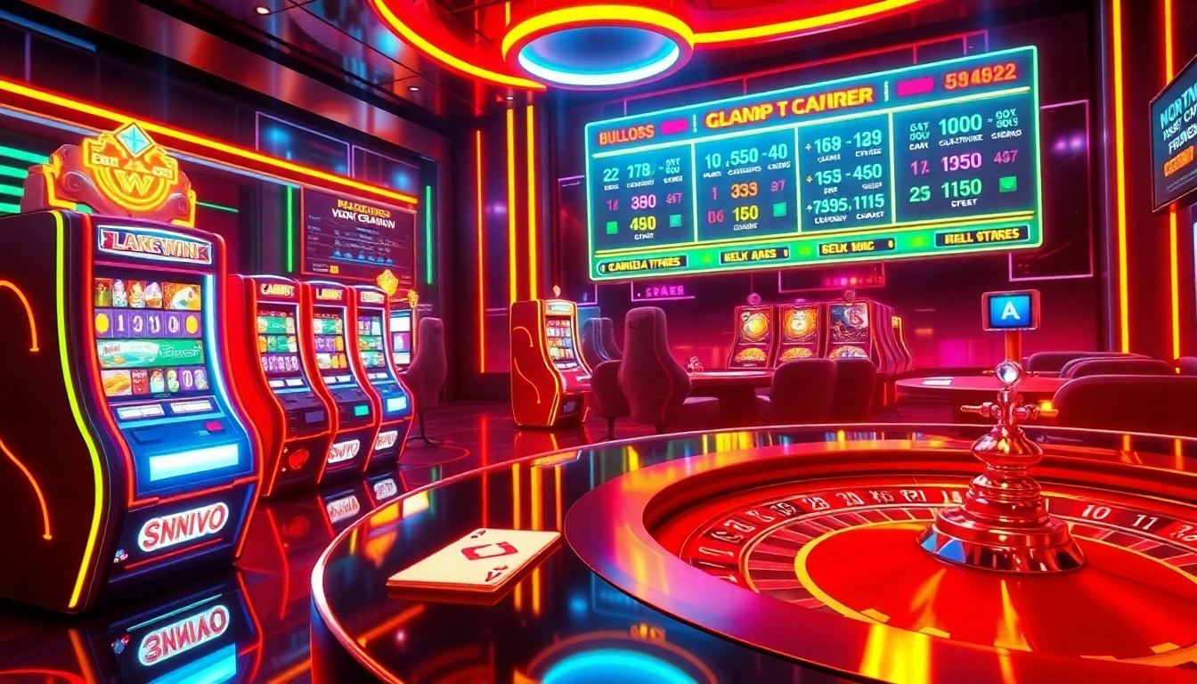 Immerse yourself in the lavish world of Luckywin casino featuring vibrant games and exciting visuals.