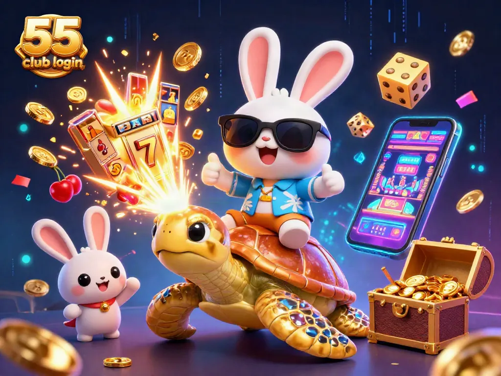 Play thrilling slots and games with 55 club login on a vibrant gaming platform, filled with action.