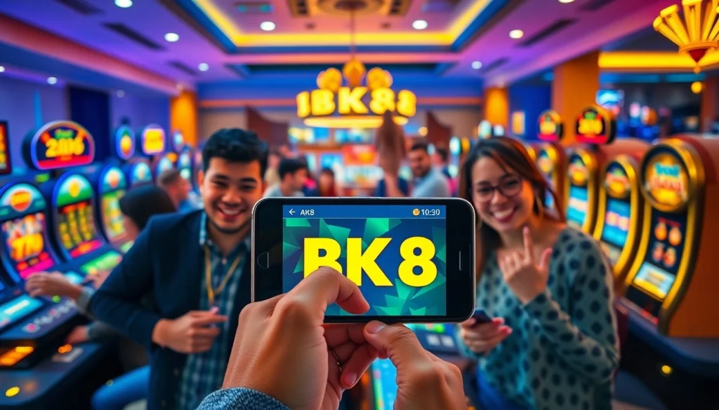Players enjoying an engaging online betting experience at bk860s.com with the BK8 app.