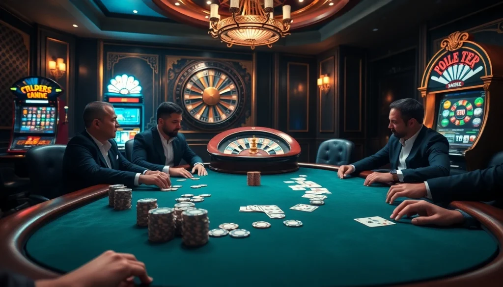 Experience thrilling gameplay at 288kbet.in with exciting poker action in a luxurious setting.