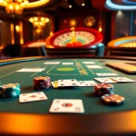 Engage in thrilling online gambling with lo de uy tin, showcasing a vibrant poker table and digital betting action.