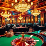 UU88 players enjoying high-stakes poker game in an elegant casino.