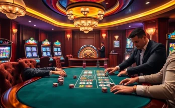 Experience the excitement of 789club with players enjoying poker at a luxurious casino table.