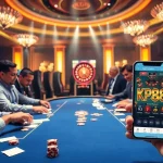 Players engaging at a KP88 casino with vibrant tables and professional dealers.