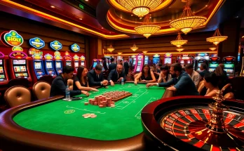 Experience the thrill of gambling at uu88 with a luxurious casino scene full of excitement.