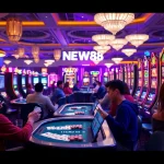 Exciting online gambling scene at new88go.com featuring vibrant casino games and players immersed in action.