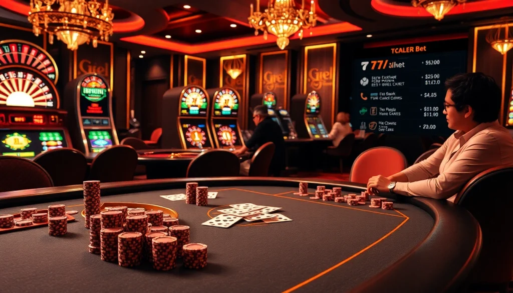 Experience exciting gameplay at 77ball net with vibrant casino tables and engaging players.