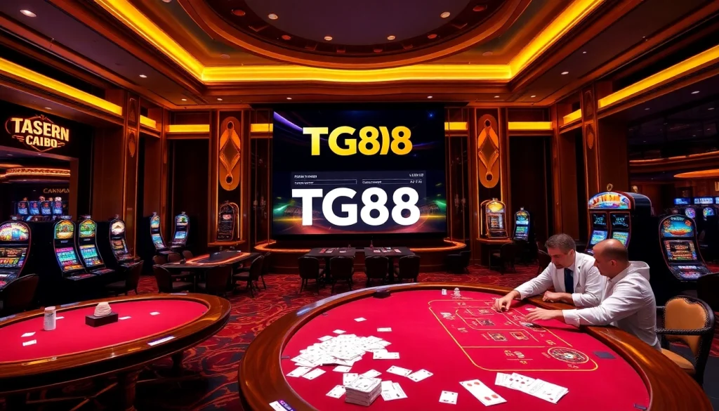 Experience the thrill of winning at TG88 online casino with elegant games and vibrant atmosphere.