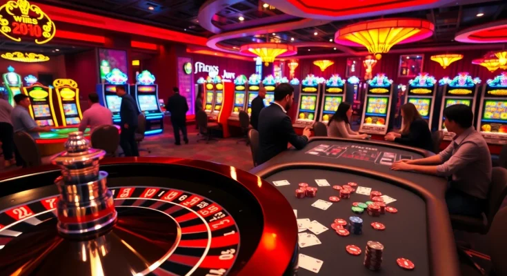 Engaging in high-stakes gameplay at https://www.jl55.club/ with vibrant casino elements.