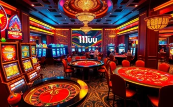 Experience the thrill of gambling at 11uu with vibrant casino tables and exciting games.
