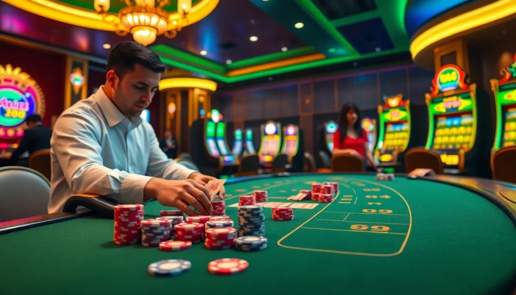 Experience thrilling poker gameplay at https://tt88a.uk.com/ with vibrant casino elements.