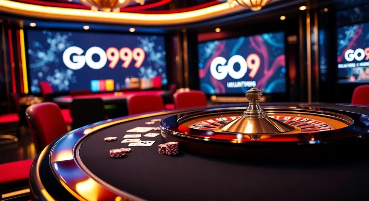 Experience thrilling gameplay at GO99 with vibrant casino elements and dynamic gaming action.