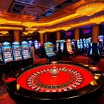 Players enjoying exciting games at Jun88 casino with vibrant poker chips and slot machines.